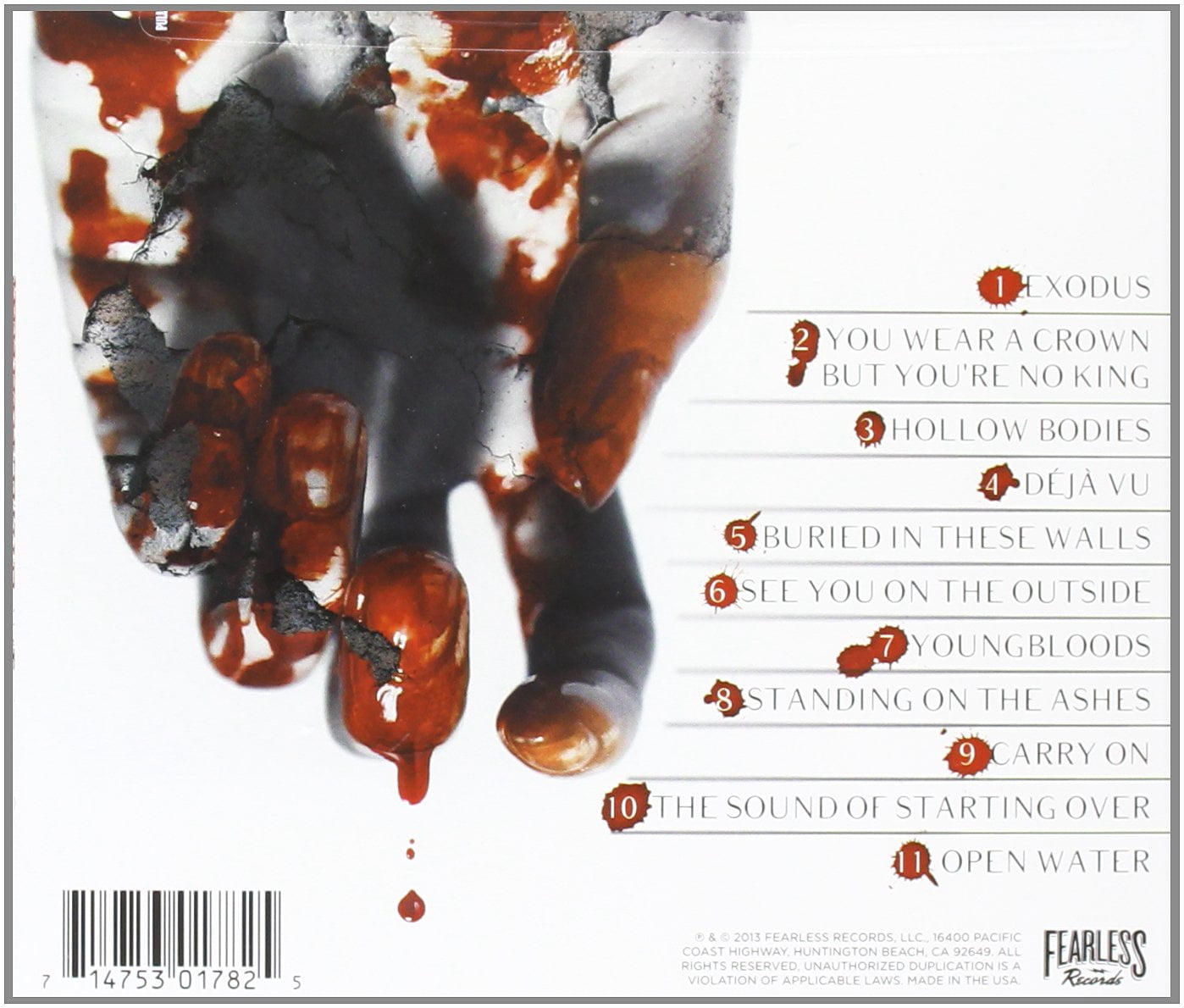 Blessthefall - Hollow Bodies - Music \u0026 Performance - CD - Walmart Business  Supplies, image size:1398x1190