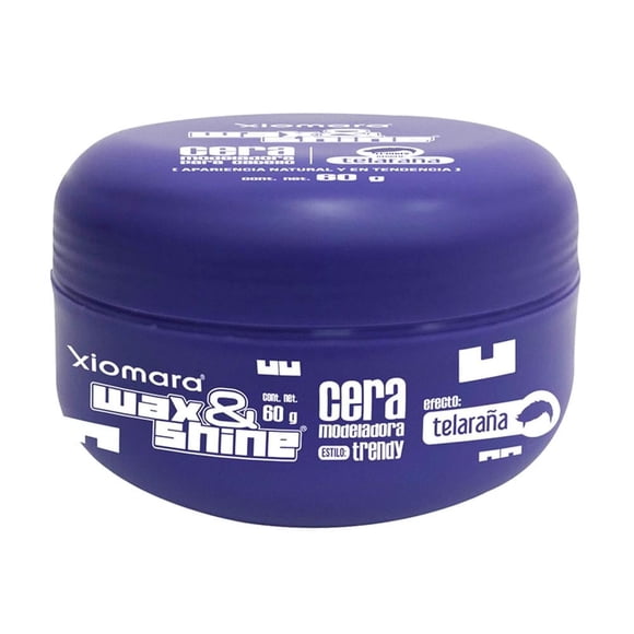 Cera modeladora Xiomara Wax & Shine efecto telaraña 60 g