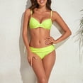 thumbnail image 6 of Odeerbi Ladies Women's Swimwear Bathing Suit Bikini Swimsuits for Women 2025 Beachwear Yellow, 6 of 9