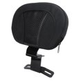thumbnail image 1 of Motorcycle Passenger Seat Backrest Comfortable Strong Support Stabe Balance Removable Universal for Motorbike Black, 1 of 8