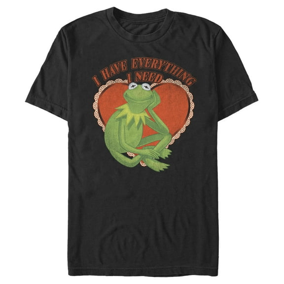 Men's The Muppets I Have Everything I Need Graphic Tee Black Large