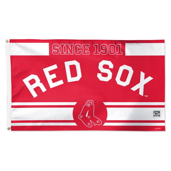 WinCraft Boston Red Sox 3' x 5' Single-Sided Franchise Establishment Deluxe Flag