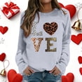 thumbnail image 5 of Women's Casual Crew Neck Sweatshirt Long Sleeve Loose Hoodless Pullover Top for Athletic Leisure Wear, 5 of 5
