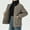Yellow Coats for Winter, variant on XPMWRP Women's Quilted Casual Zip Jacket Long Sleeve Solid Color Fashion Loose Coats Fall Winter Trendy Windproof Clothes with Pockets Beige XL