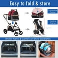 HPZ Pet Rover Prime 3in1 Luxury Stroller (Travel Carrier + Car Seat