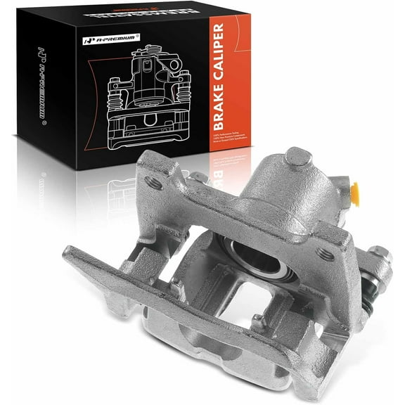 A-Premium Disc Brake Caliper Assembly with Bracket Compatible with Smart Fortwo 2008-2016 Front Driver Side