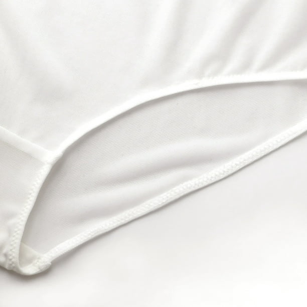 Varsbaby Women's Panty See Through Panties Cotton Crotch Lace Mesh