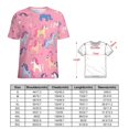 thumbnail image 2 of Cool Horse T-Shirt O Neck Retro Print Big Size T-Shirts Short Sleeve Tees Womens Pretty Design, 2 of 5