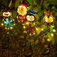 thumbnail image 1 of Lámpara Luces solares de camino al aire libre LED a prueba de agua para patio de jardín (Santa 1pc) Ehuebsd Para estrenar, 1 of 9