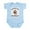 Sky Blue, variant on CafePress - Space Monkey Infant Creeper - Baby Light Bodysuit, Size Newborn - 24 Months