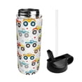 thumbnail image 2 of Uemuo Cartoon Monster Trucks Print 18oz Sports Insulated Kettle, Water Bottle, Outdoor Sports Bottle, Insulated Hydration Bottle with Handle & Flip Straw, 2 of 8