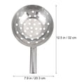 thumbnail image 5 of Colador de 1pc Colador de acero inoxidable de acero inoxidable a prueba de moldeado a prueba de herrumbre (plata), 5 of 5