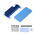 thumbnail image 1 of Protective Case Housing Enclosure Casing Quick Cooling Accessory for Raspberry Pi Zero 2W Blue Shell Colourful Pin Header, 1 of 8