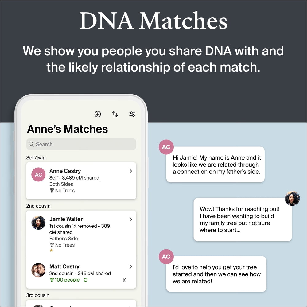 AncestryDNA Traits Test: 35+ Genetic Traits Testing Kit, Home DNA
