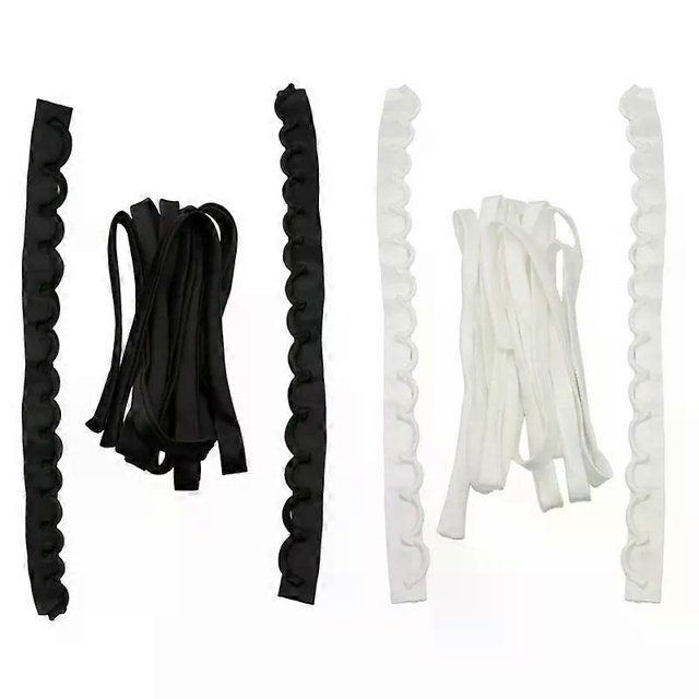 3PCS/Set Satin Wedding Dress Zipper Replacement Adjustable Corset Back Kit Lace-Up Ribbon Ties DIY Craft Wedding Dress