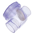 thumbnail image 3 of PVC Check Valve for Plumbing Anti-Backflow Valve Water Pipe Fitting Clear Check Valve for Toilet Sewer Pipe Transparent Check Valve, 3 of 4