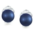thumbnail image 3 of Bling Jewelry Womens Button Style Freshwater Pearl Clip-On Earrings Sterling Silver Non-Pierced Ears, 3 of 7