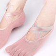 thumbnail image 2 of Yoga Socks Moisture-Absorbing Breathable Silicone Organic Comfortable high-Elastic (Color : Pink), 2 of 8