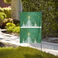 thumbnail image 4 of Easygdp Christmas Green Garden Flag Yard Flag Welcome Flag, Double-Sided, Weather Resistant for Outdoor Decor - 28"x40", 4 of 9