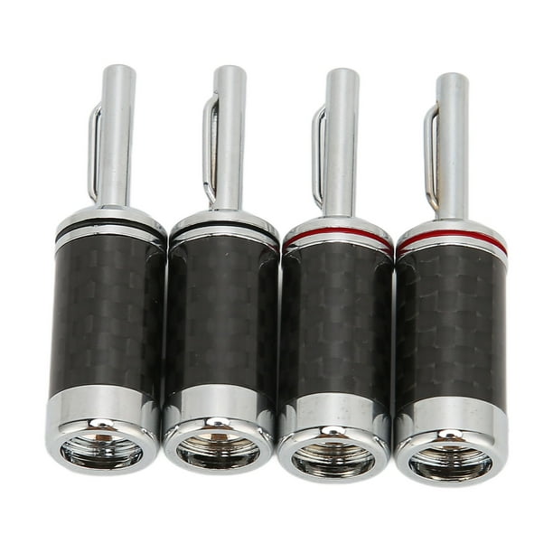 Speaker Wire Plug,Banana Plug Chromeplate Brass Banana Plug Speaker