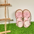 thumbnail image 5 of Kiderence Toddler Girls Slides Sandals Kids Sandals Little Girls Shoes Toddler （FK681 Pink - 6M）, 5 of 7