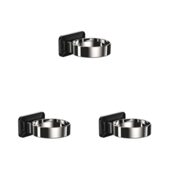 Injueey Estante de almacenamiento para secador de pelo sin perforaciones, estante de soporte montado en la pared, accesorios para el hogar, Type1 NO1