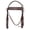 Brown, variant on Bar H Equine Western Horse Genuine Leather Hand Tooled Headstall Brown