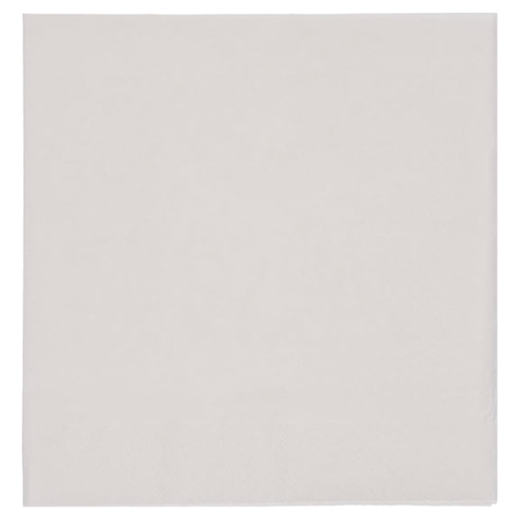 6.5" x 6.5" Disposable White Paper Napkins, 75 Count, by Way To Celebrate