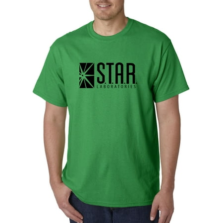 - New Way 1171 - Unisex T-Shirt Star Laboratories Labs Comic Hero Medium Kelly Green