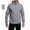 Gray, variant on Unisex Reflective Zip-Up Hoodie with Storage Pouch - Lightweight Quick-Dry Windbreaker Jacket for Running, Cycling & Fishing, Breathable UV Sun Protection Sportswear Black L