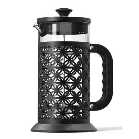 

Andoer 1000ml French Press Coffee Maker Heat Resistant Manual Borosilicate Coffee Tea Pot 304 Stainless Steel Household Coffee Press