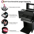 thumbnail image 2 of Byootique Rolling Makeup Case Trolley Cosmetic Organizer Hair Stylist Salon, 2 of 12
