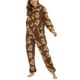 thumbnail image 1 of Mono sin orejas con capucha y cremallera de manga larga para mujer para ropa de dormir para el hogar Fridja hfkajh102553, 1 of 9