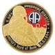 thumbnail image 1 of Metal con patrón de soldado valiente de 40x3mm con colección de monedas de soldado chapadas en oro, 1 of 10