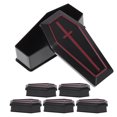 thumbnail image 6 of FRCOLOR Halloween Miniature Coffin Box Plastic Multi Color Realistic Design for Party Favors and Decor 6pcs, 6 of 8