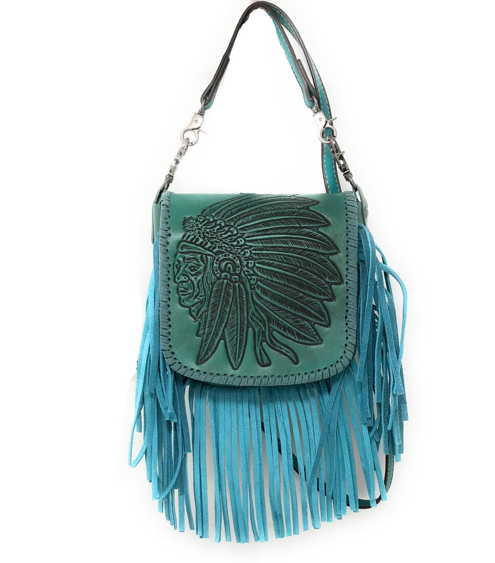 Big Crossbody Bag Fringe Keweenaw Bay Indian Community