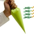 thumbnail image 5 of Cake Embosser,Disposable Small Piping Bags 8 Inch Extra Piping Bags 100 Anti Icing Bags For Frosting Cake & Dessert Decorations, 5 of 9