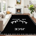 thumbnail image 4 of 4'x6' outdoor carpet runner carpet small area rug for dining room dining room area rug fun area rug, 4 of 10