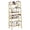 Natural, variant on Ladder Shelf, 4-Tier Bookshelf, Bamboo Leaning Bookcase, Display Storage Rack Organizer, Freestanding Flower Plant Stand for Living Room, Home Office, Kitchen, Natural