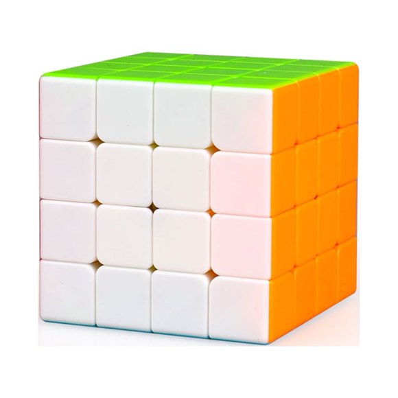 BeesClover cube Magique QiYi Qiyuan S 4x4 cube Magique Lumineux Sans Autocollant MoFangGe MFG Qiyuan S Couleur cube de Vitesse 4X4X4