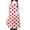 Red Pink, variant on Red Pink Heart Print Aprons Adjustable Washable Aprons for Couples Decor