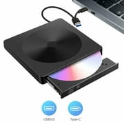 External Optical Drive USB 3.0 Type-C DVD RW CD ROM Writer Burner Reader Player