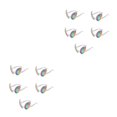 thumbnail image 1 of Sonducket 5 piezas de gafas de sol de Cosplay para adultos, fiesta de Halloween, portátil, reutilizable, disfraz de PC, gafas divertidas, gafas Azul plateado 2piezas, 1 of 6
