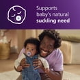 thumbnail image 3 of Philips Avent Soothie Baby Pacifiers - 100% Silicone Pacifiers For Babies 3-18 Months, One-Piece Design, Bpa-Free, Extra Durable, Lilac and Pink, 4 Pack, Model SCF192/70, 3 of 11