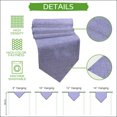 thumbnail image 5 of Lavender Purple Table Runner Linen Burlap Table Runner 72 Inches Long Rustic Farmhouse Solid Color Dresser Scarves for Kitchen Island Coffee Dining Room Party Wedding Holiday Decoration 18"x72", 5 of 8