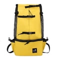 thumbnail image 2 of Mochila para mascotas para pasajeros, bolsa para la cabeza abierta para perros, ventilación, transpirable, lavable, mochila para compras al aire libre para bicicleta, 2 of 6