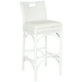 thumbnail image 6 of SAFAVIEH Fremont Square Mid Back Bar Stool, White, 6 of 9