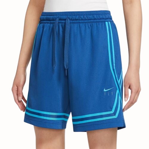Nike Dri-FIT Fly Crossover Women's Basketball Shorts Small Royal