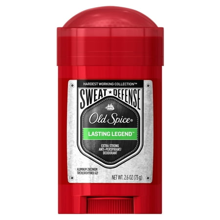 Old Spice Hardest Working Collection Sweat Defense Anti-Perspirant & Deodorant Lasting Legend 2.6 (Best Sweat Resistant Deodorant)