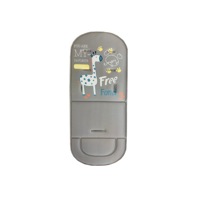 Cojín Universal para Cochecito Bebé Forro Suave para Asiento Bebé (gris Claro)